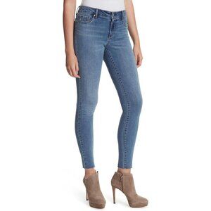 Women's Skinny Jeans Cotton Blend Zipper Back Pockets Mid Rise Casual